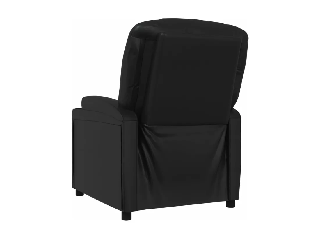 Fauteuil inclinable Noir Similicuir