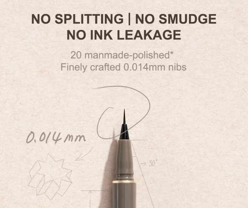Judydoll - Slim Liquid Eyeliner - 4 klassieke ultrafijne kleuren