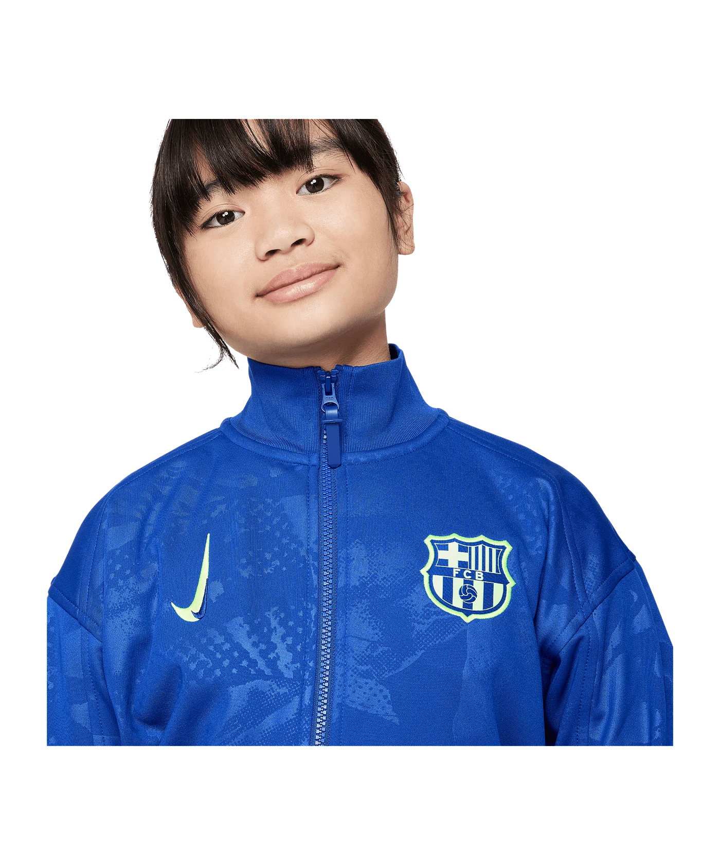 Nike FC Barcelona Academy Anthem Jacke 3rd Kids Blau F417