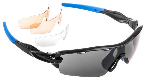 Paire de Lunettes Neatt Noir Bleu - 4 Écrans
