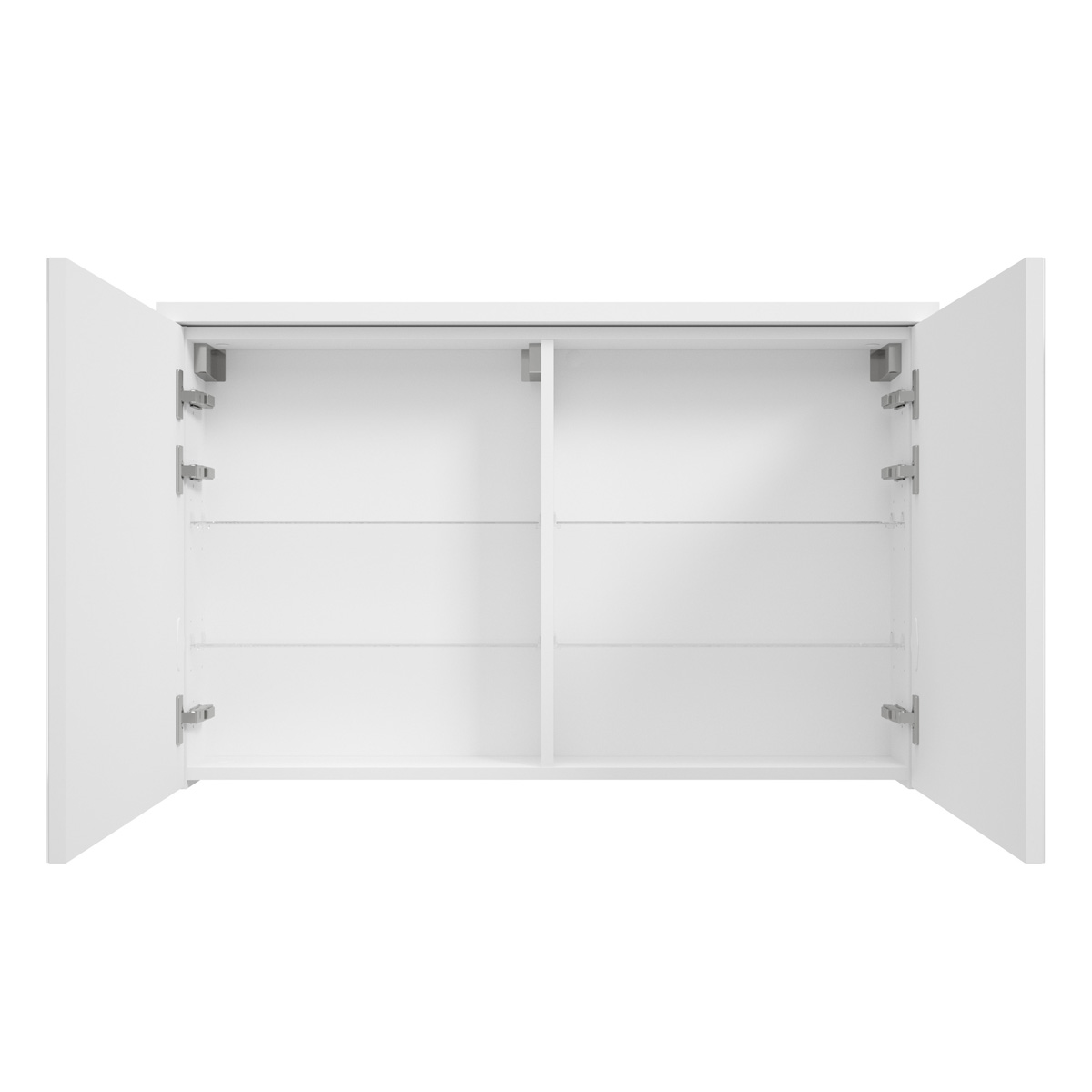 Fontana Basic spiegelkast 100cm met 2 deuren wit mat