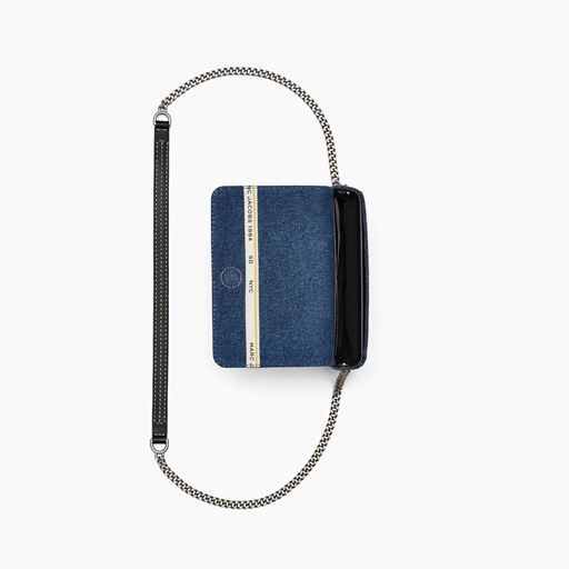 Marc Jacobs The Denim Chain Mini Taske, Dark Wash