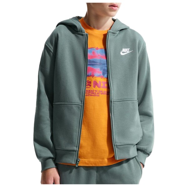 Nike - Kid's NSW Club FT Hooded Full ZIP L/S LBR - Veste à capuche