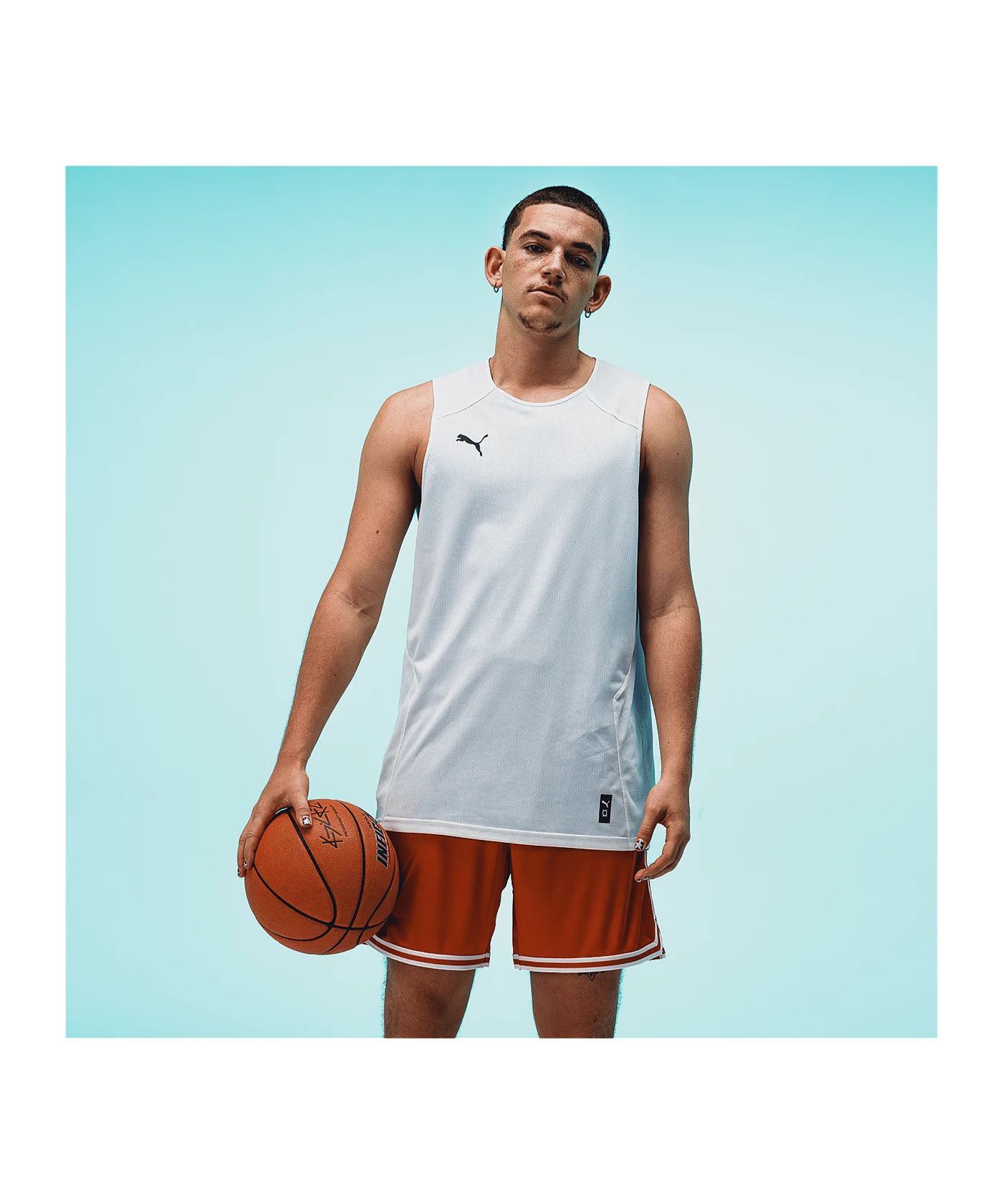 PUMA Hoops Team Reverse Trikot Blau F05