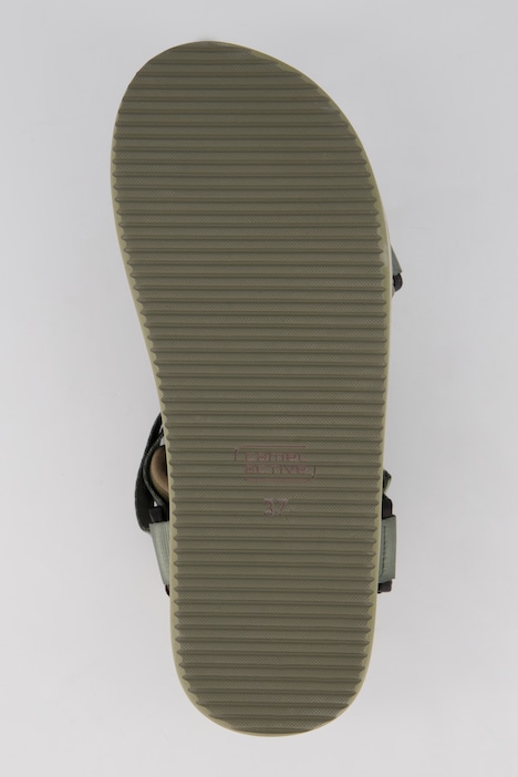 Camel Active, Trekking-Sandalen, Glanzoptik, Klettverschluss