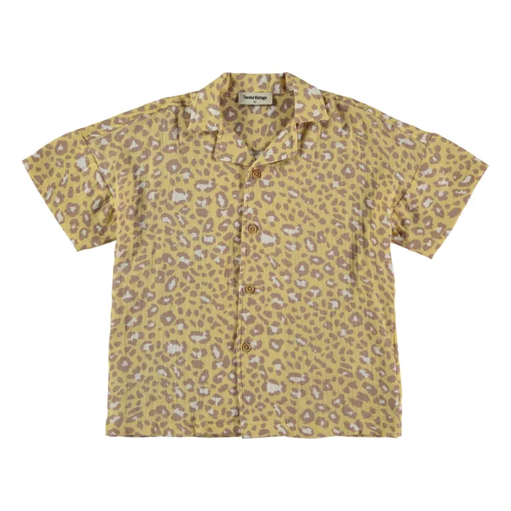Tocoto Vintage Chemise Oversize Léopard | Jaune