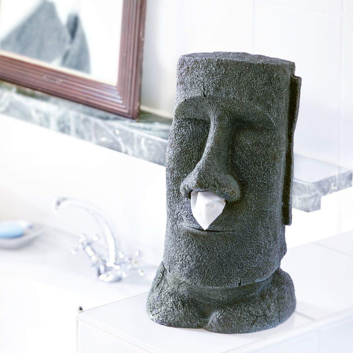 Taschentuch Spender Home Nastuch Moai Kopf Dispenser