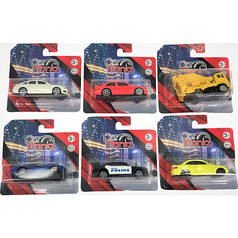 Car Mania legetøjsbil – flere varianter - assorteret