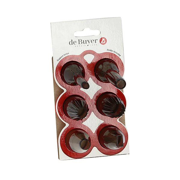 Coffret 6 douilles en Tritan Garnir De Buyer