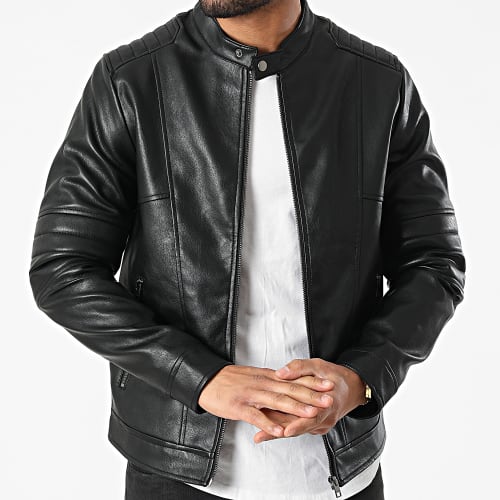 Veste Biker Leon Noir