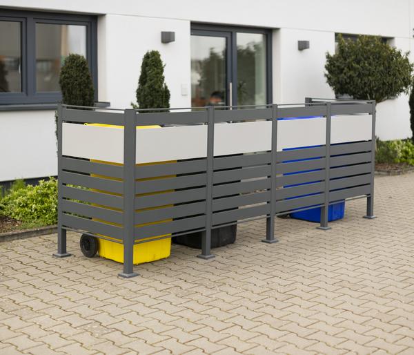Westmann Mülltonnenverkleidung Planum 4er