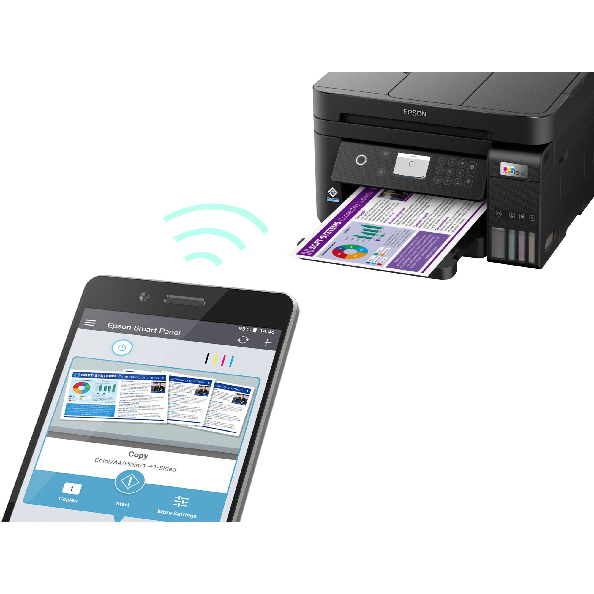 Epson Multifunktionsdrucker EcoTank ET-3850