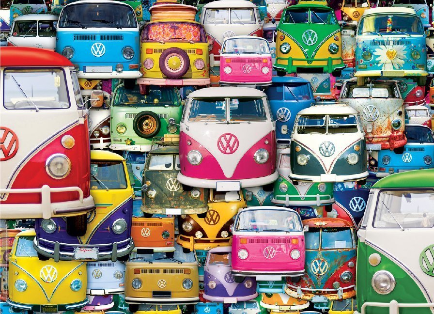 Eurographics Puzzle 1000 - VW Bus - Funky Jam (Puzzle)