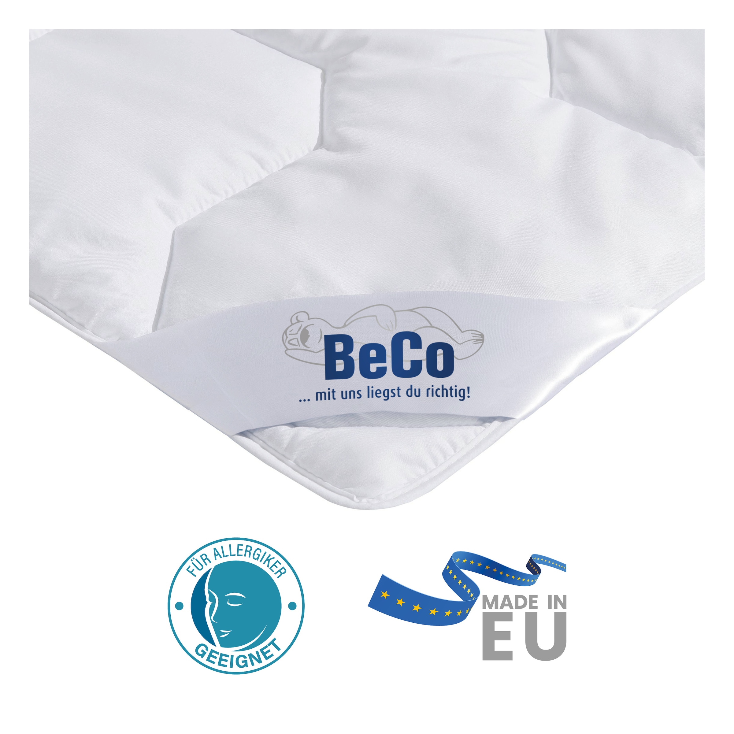 Beco Microfaserbettdecke »2 für 1, Bettdecken für Sommer und Winter, inkl. 1 Gratis-Leichtdecke« leicht Füllung Polyester Bezug Polyester 1 Stk. tlg. Bettdecke 135x200 cm, 155x220 cm und weitere Grössen, Decke
