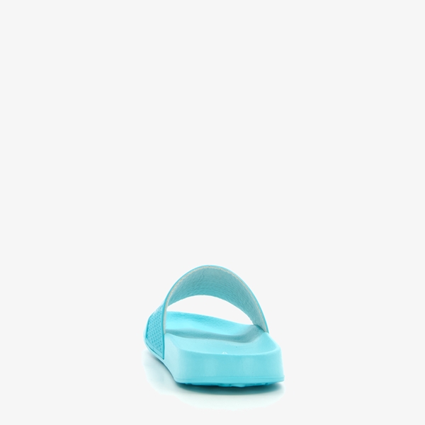 Dutchy dames badslippers blauw