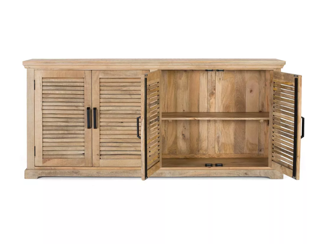 Buffet en manguier charme naturel
