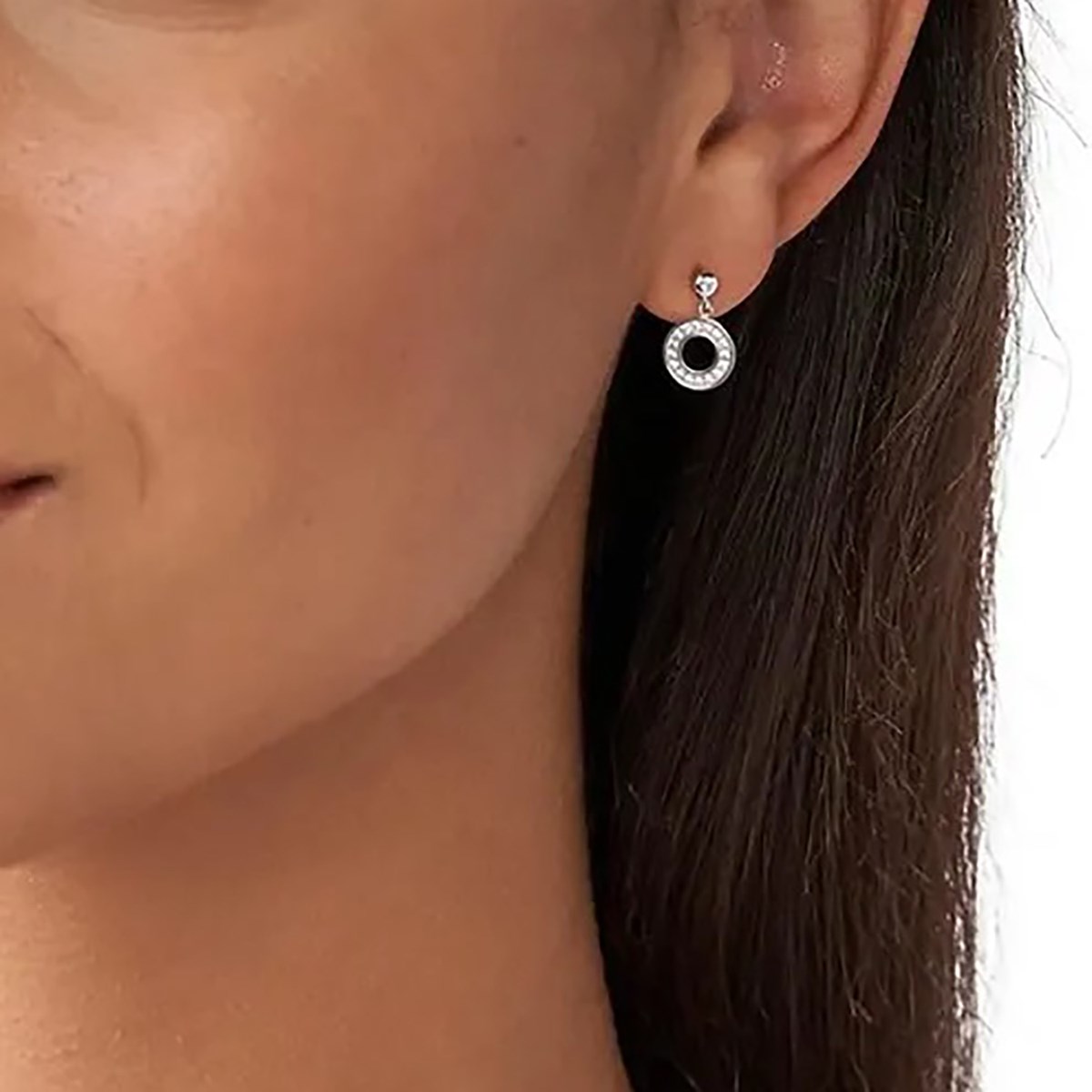 Boucles d'oreilles Fossil disques
