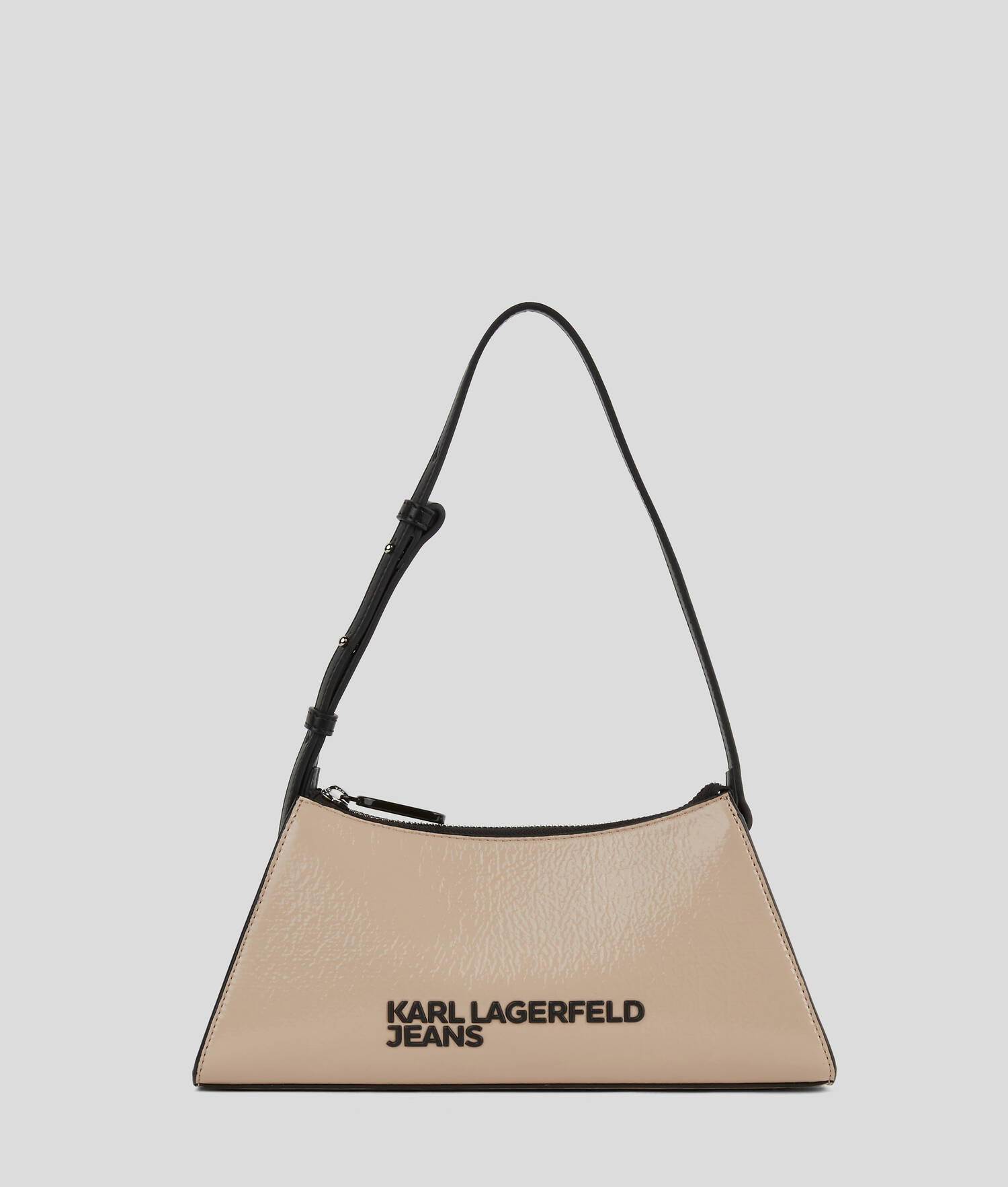 MINI SAC PORTÉ ÉPAULE EN SIMILI CUIR - Taupe du désert