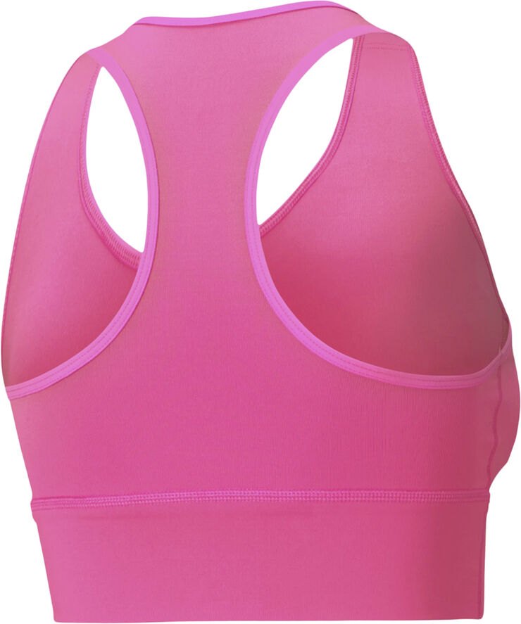 Puma Mid Impact Long Line Sports BH Pink