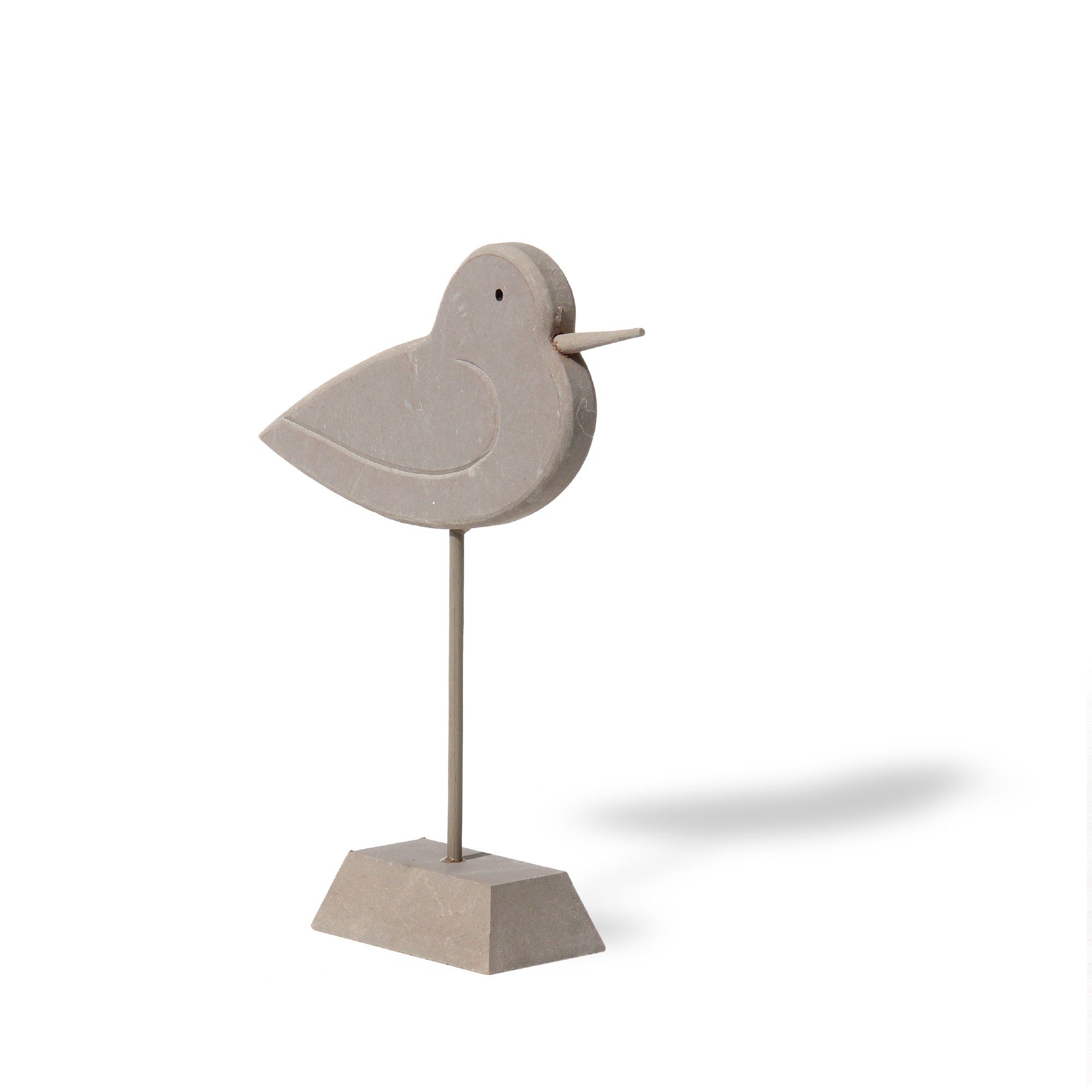Figur 'Vogel' stehend, braun, H 17,5 cm, B 15,5 cm, L 4 cm von fischer's lagerhaus