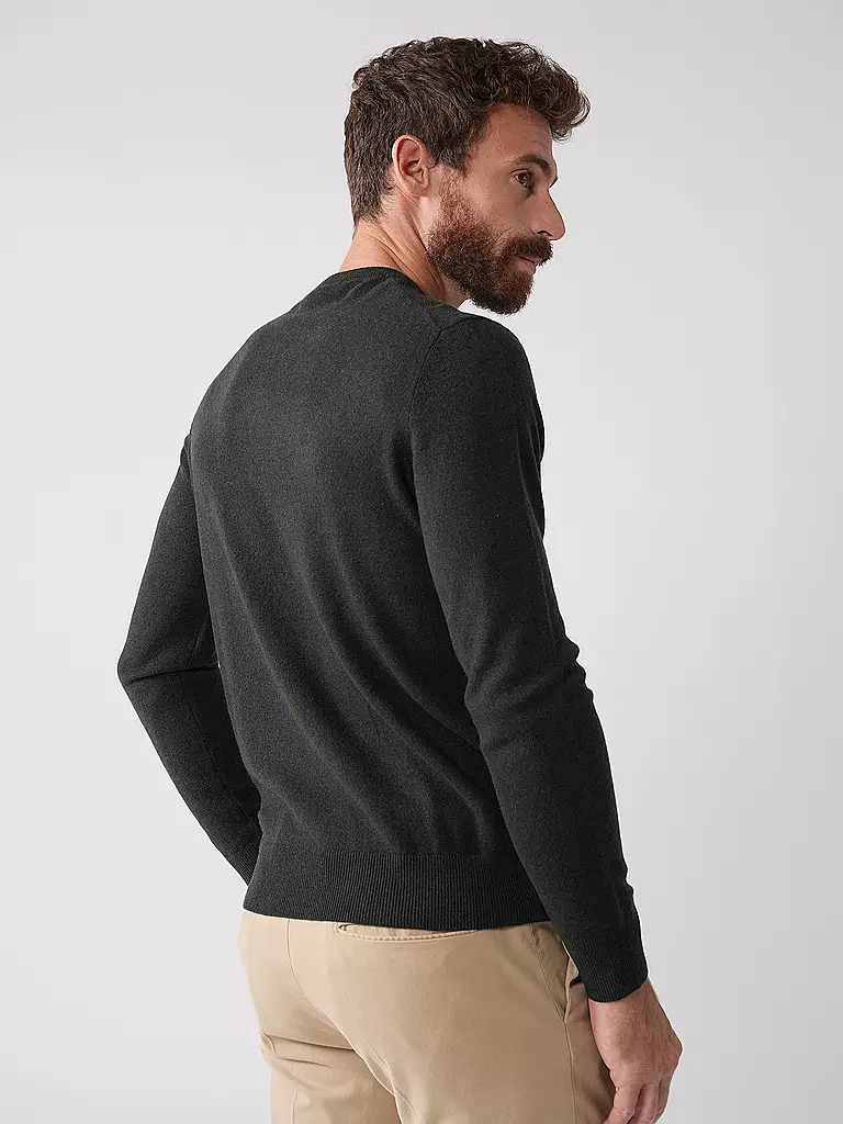 WINDSOR Kaschmirpullover CASHMONO dunkelgrün