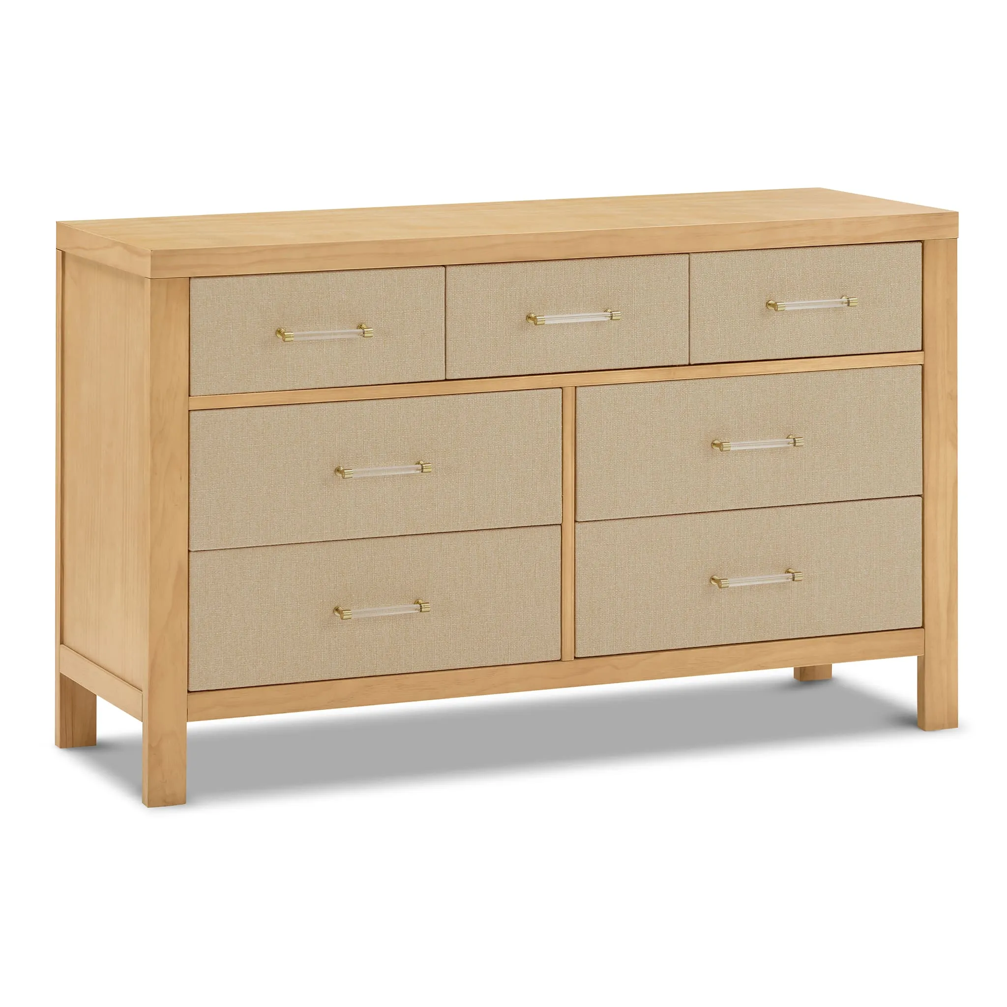DaVinci Bureau 7 Tiroirs Eloise - Miel et Tissu Eco-Weave