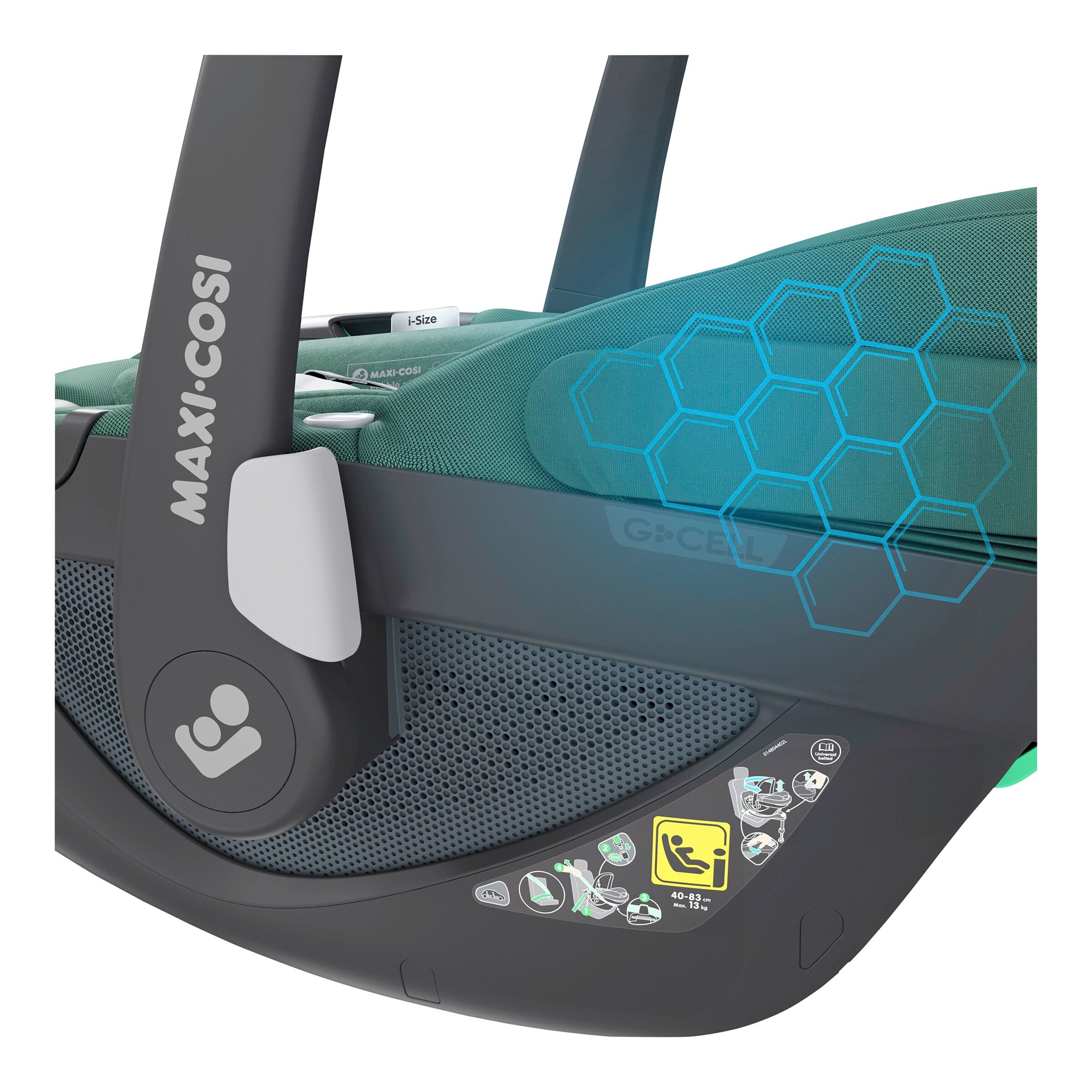 Maxi-Cosi Babyschale Pebble 360 inkl. Isofix-Basis FamilyFix 360 essential green