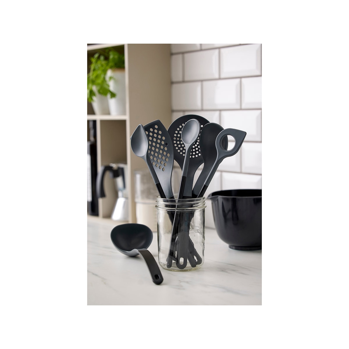 Rosti NEW Optima Soup ladle 30 x 9.5 x 7 cm Black