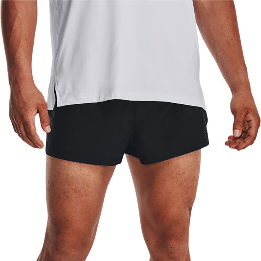 Under Armour LAUNCH SPLIT PERF - Short Homme noir