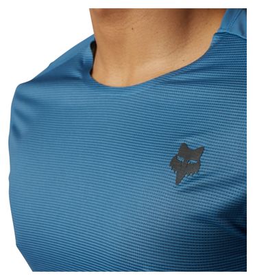 Maillot Manches Courtes Fox Flexair Ascent Slate Bleu