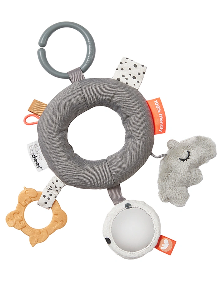 Activity-Spielzeug RING in grau