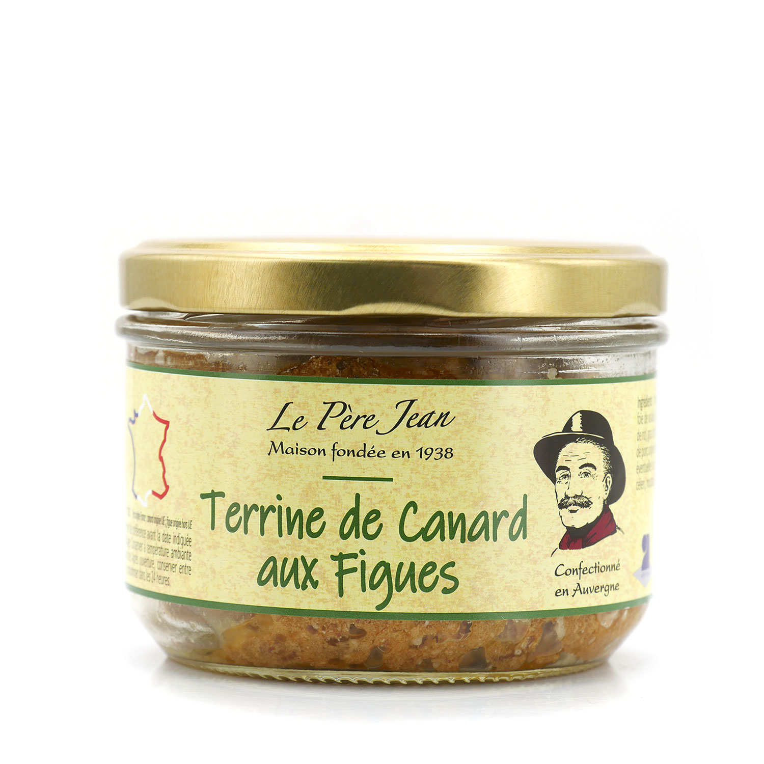 Terrine de canard aromatisée aux figues