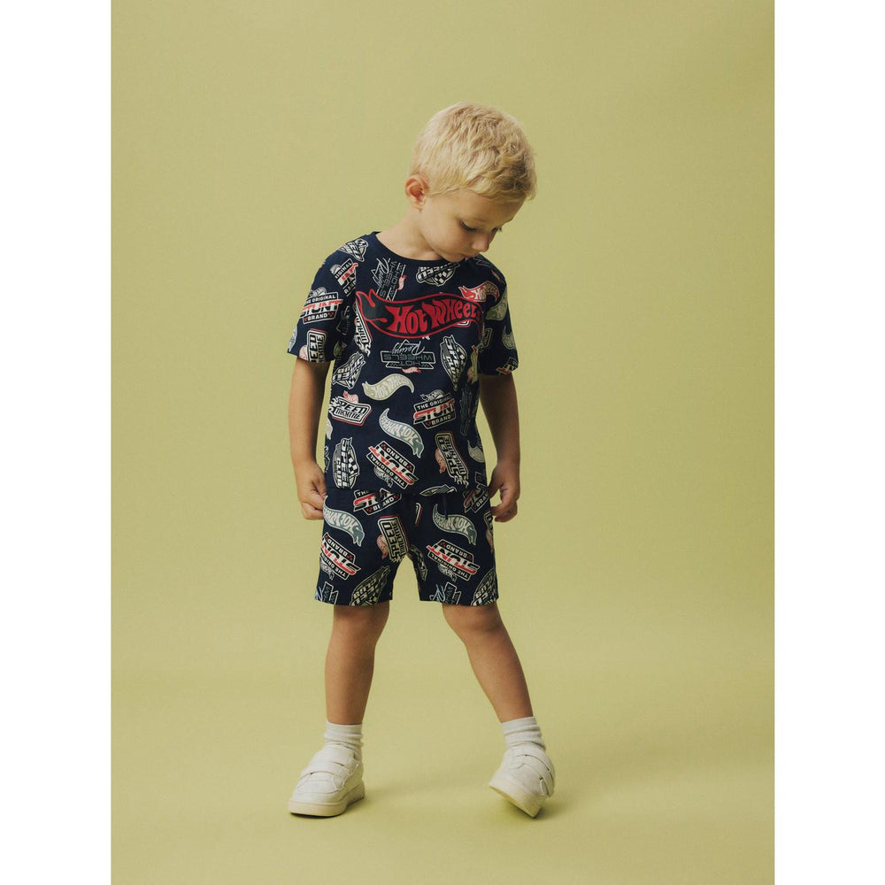 Køb Name It Navy Blazer Ary Hot Wheels Regular Shorts