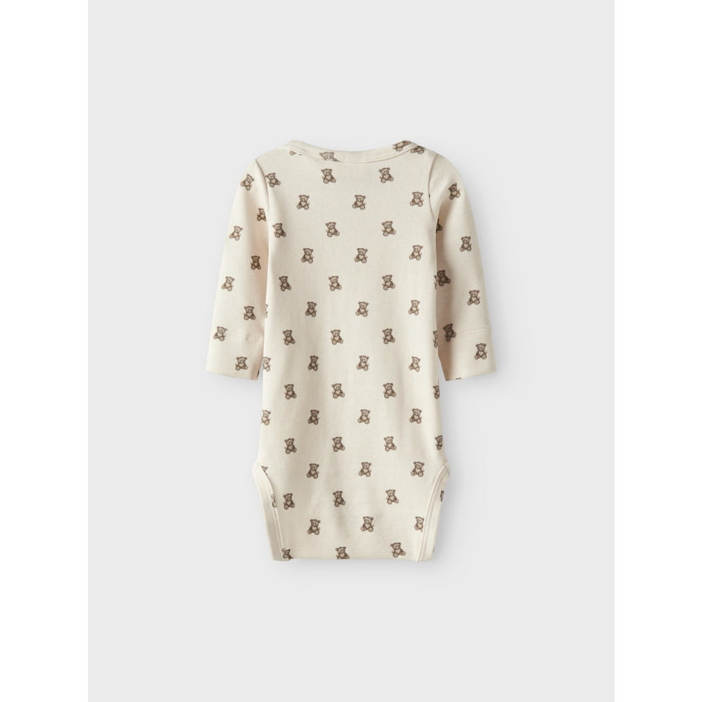 Køb Lil'Atelier Turtledove Teddybear Nbngayo Elo Ls Slim Body Lil Noos