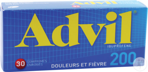 Advil 200mg Ibuprofène 30 Comprimés Enrobés