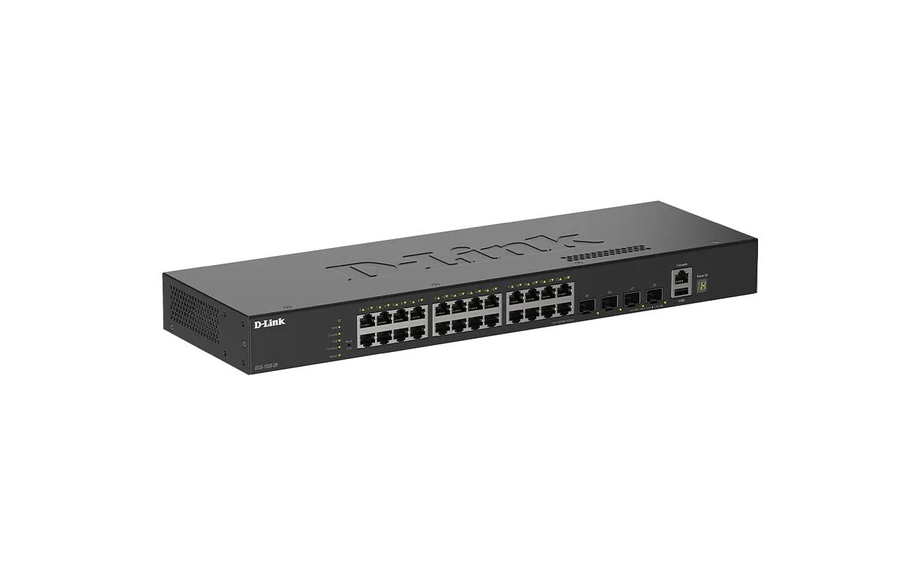 SFP+ Switch DGS-1530 28 Port<br>Gigabit Stackable Smart Managed Switches mit 10G Uplinks