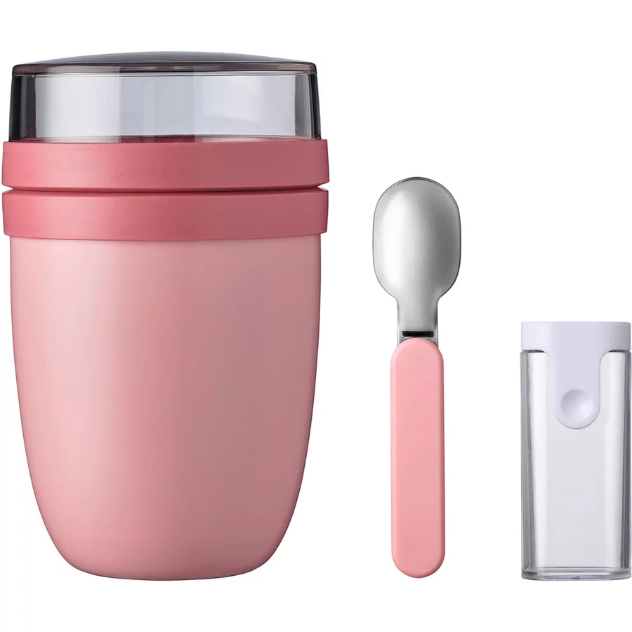 Mepal Thermo-Lunchpot + Faltbarer Löffel Ellipse 500 + 200 ml pink