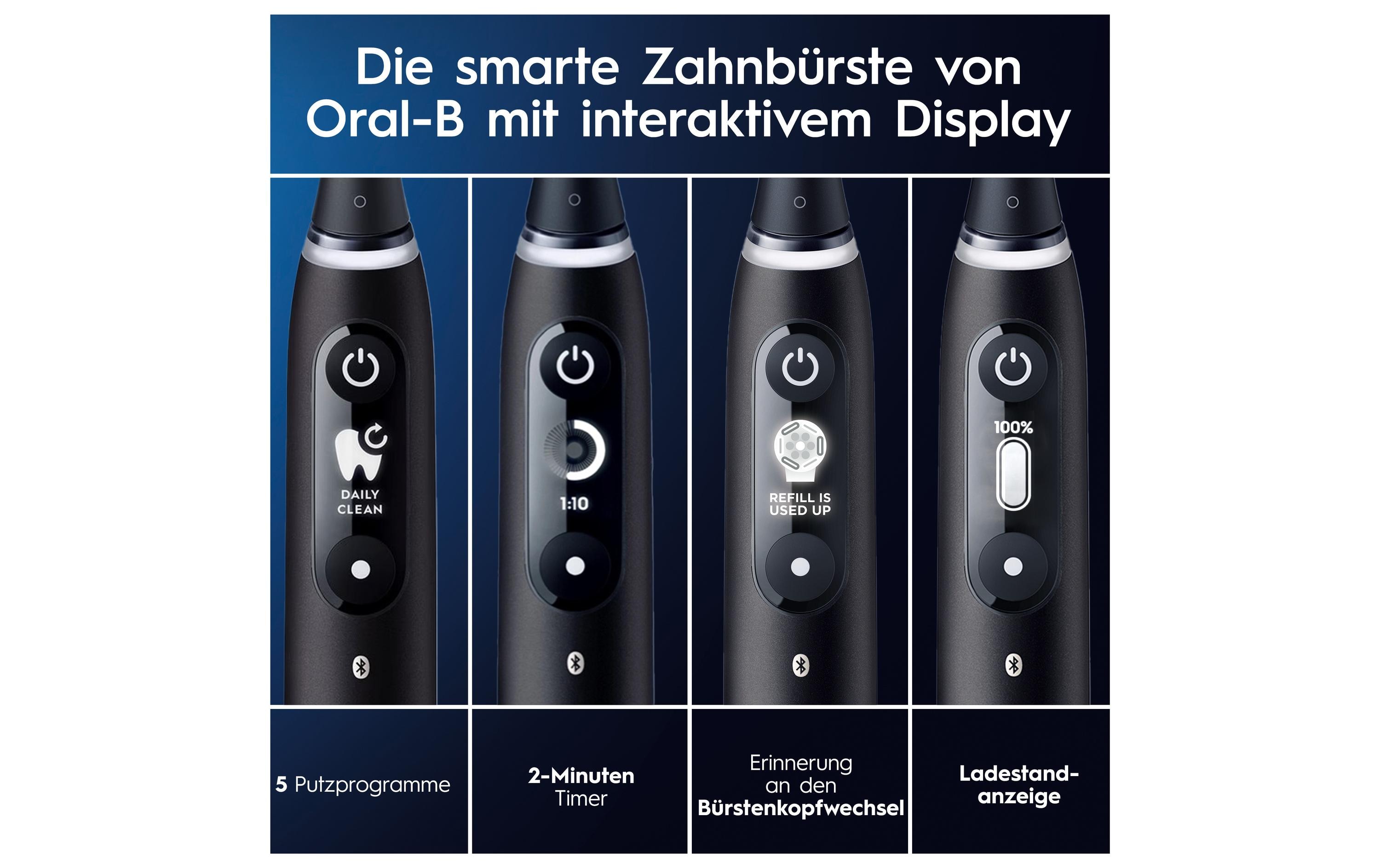 Elektrische Zahnbürste iO Series6 Black Lava<br>Rotationszahnbürste