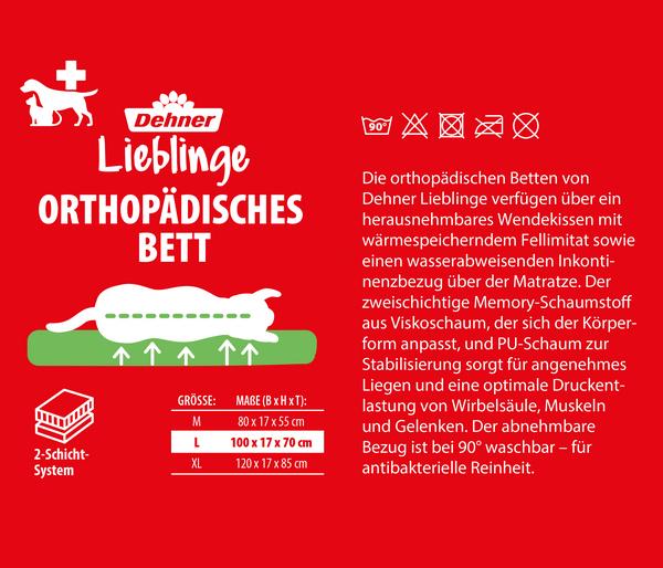Dehner Lieblinge Orthopädisches Hundebett