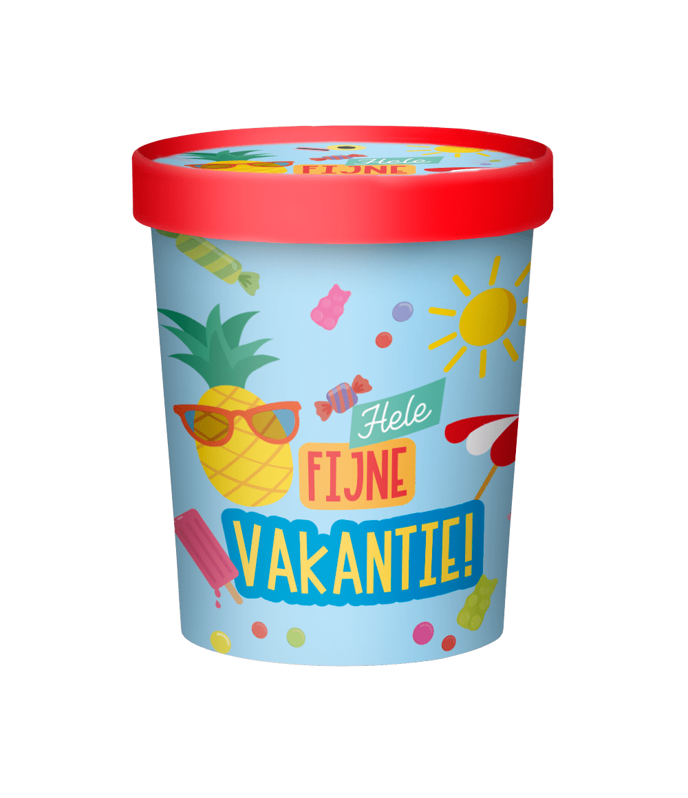 Fijne Vakantie Snoepbakje 14cm