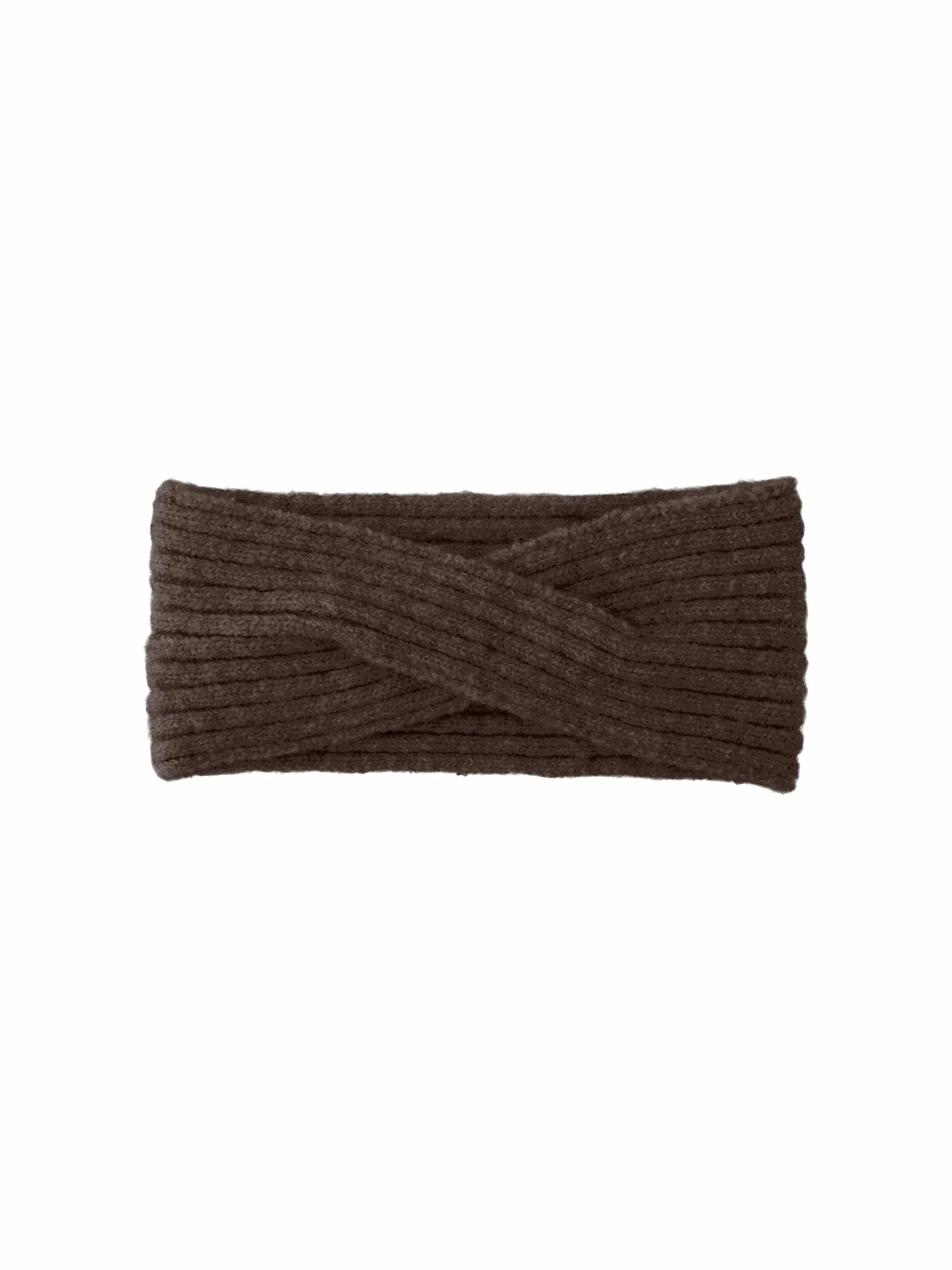 PIECES Stirnband Braun Textil