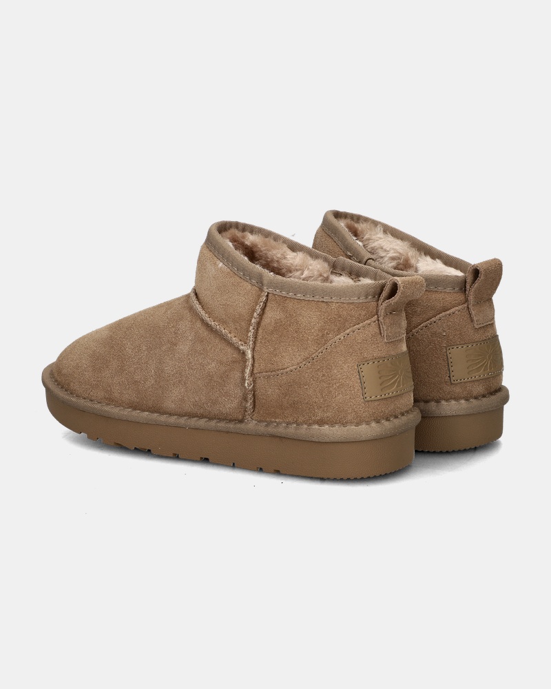 Nelson Gevoerde boots  - bruin