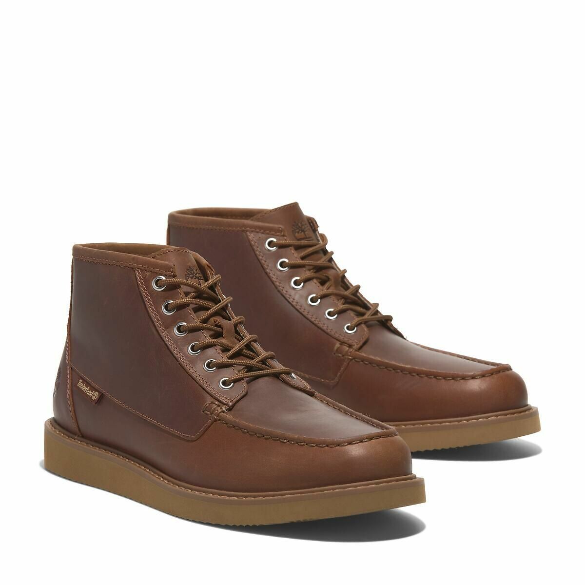 TIMBERLAND<br>Botas de couro com cadarço Newmarket cano médio com cadarço