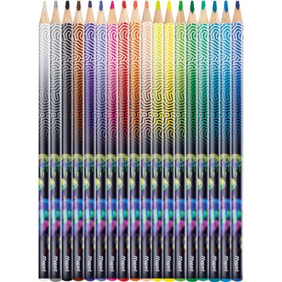Maped Deepsea Paradise - 18 Crayons de couleur bois - pochette carton