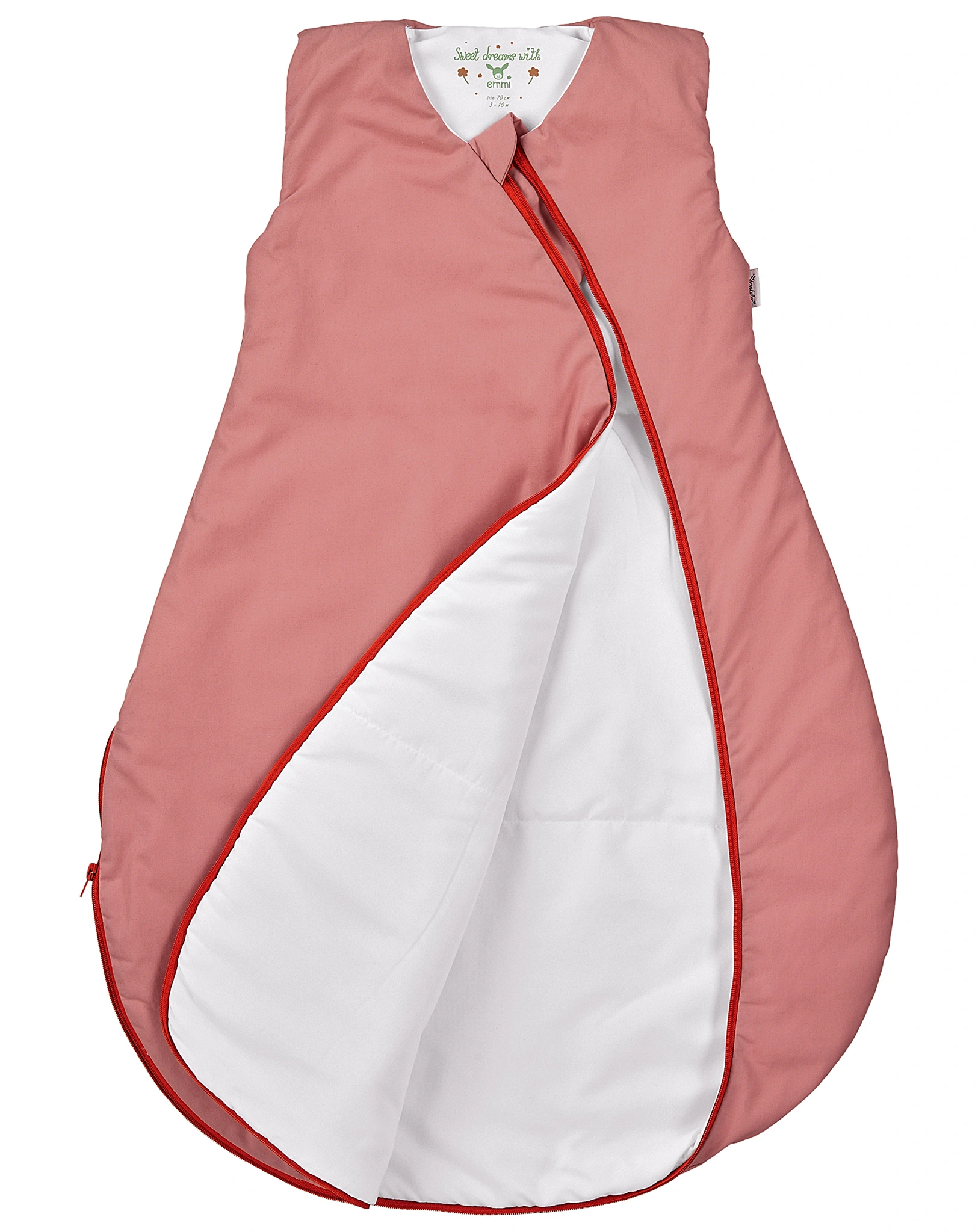 Funktionsschlafsack EMMIS GARDEN in hellrot