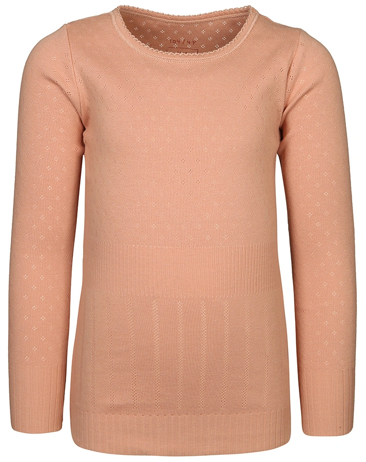 Langarmshirt MINI BASIC DORIA in cameo brown