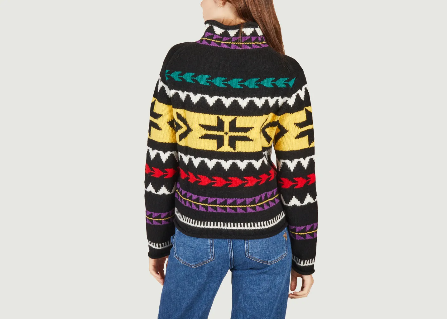 Pull col roulé à motif géométrique Polo Ralph Lauren