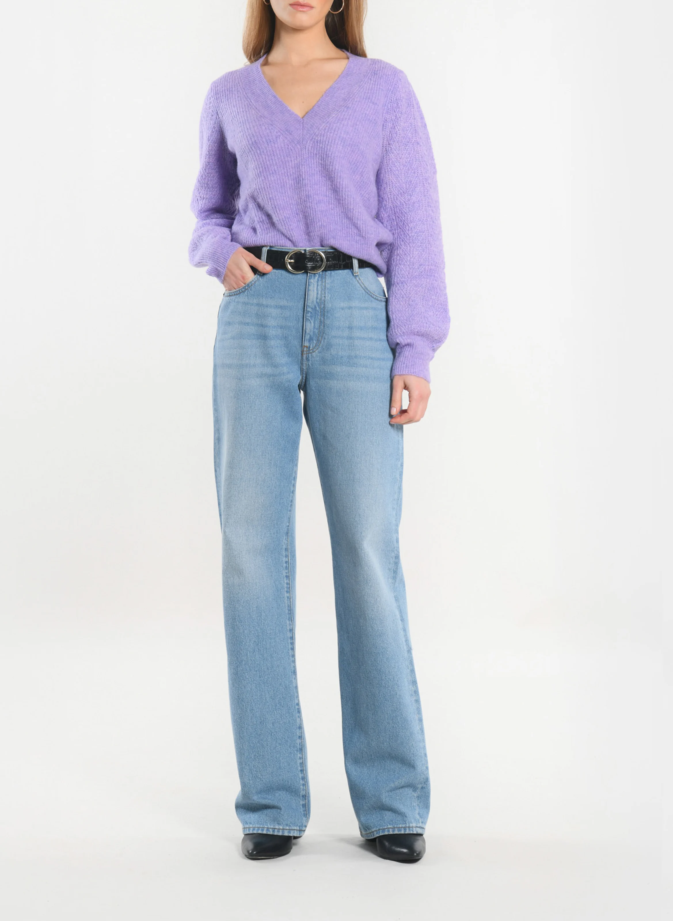 DAYANA - Pull col V| Violet
