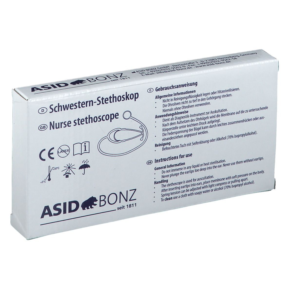 Schwestern-Stethoskop grün