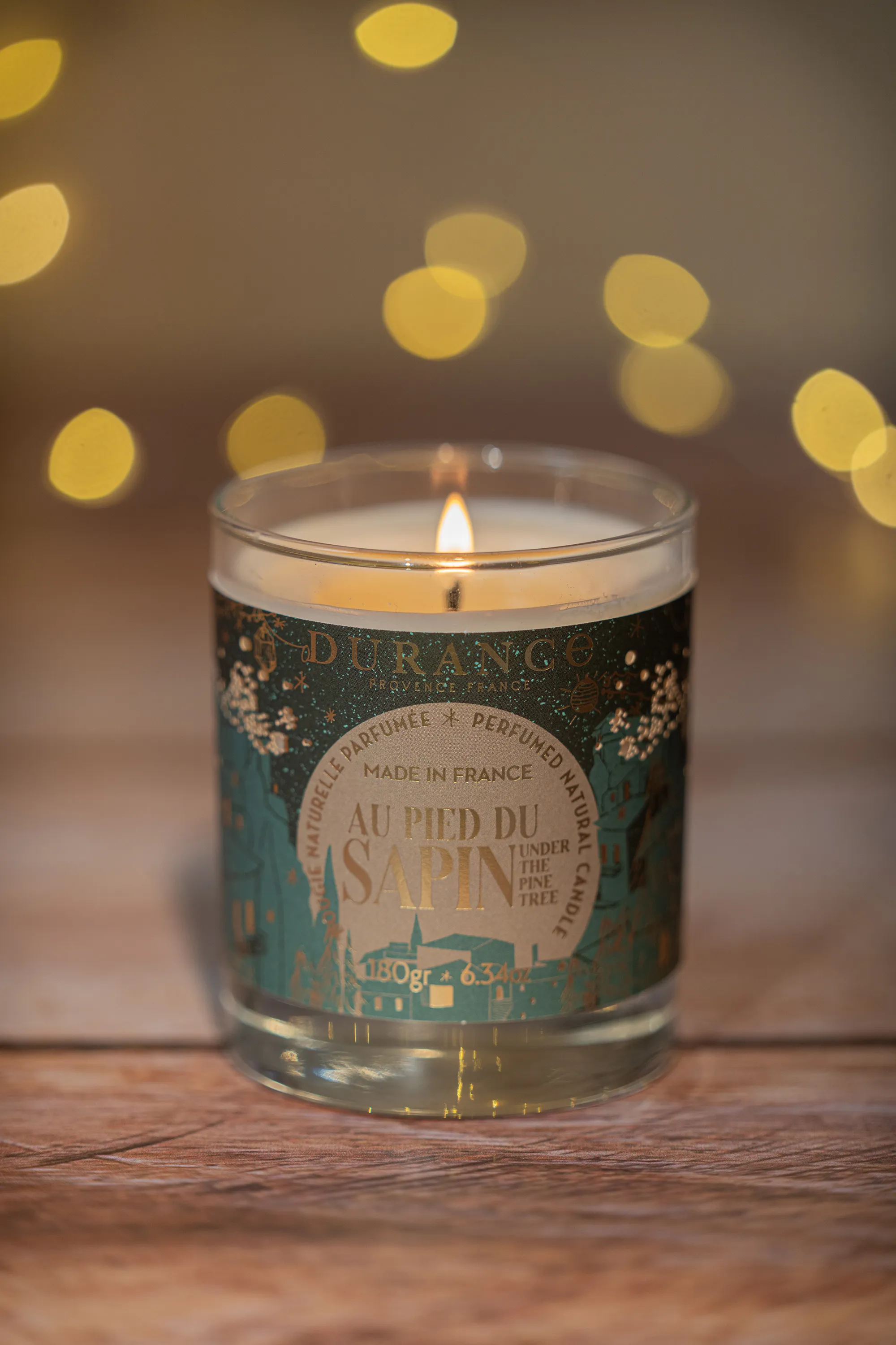 Durance Bougie naturelle parfumée Au Pied du Sapin-180 g